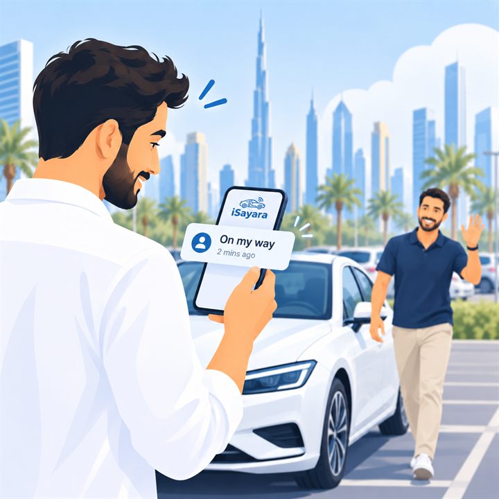 The vehicle owner replies to an iSayara alert